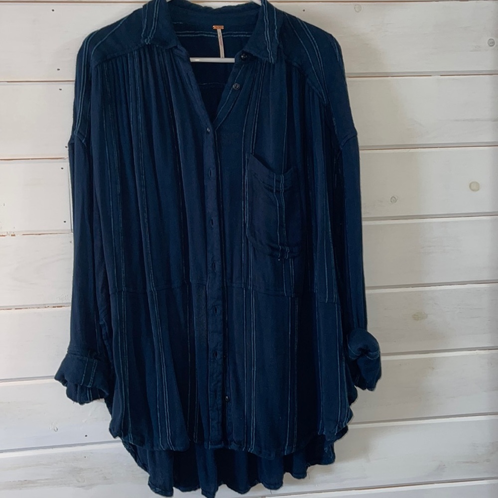 Free people flowy button down